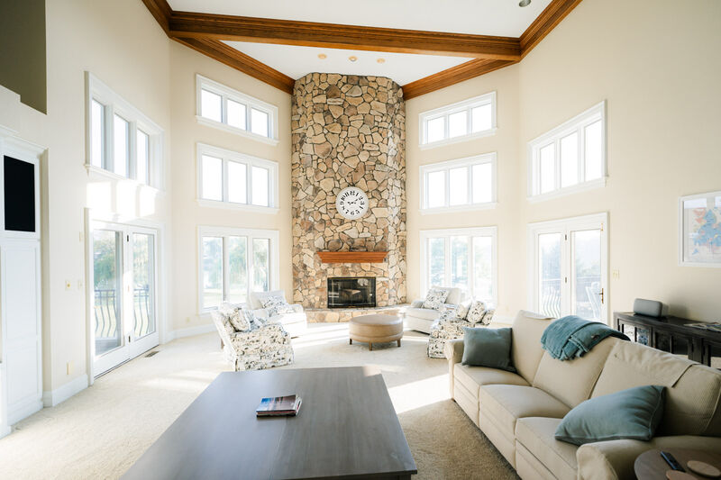 Painted Residential Interior Living Room