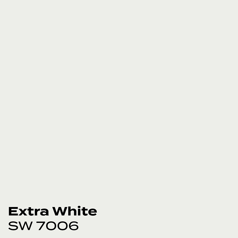 PMV - Blog - Top 10 Grays - Agreeable Gray Coordinating 2 Color swatch for Extra White