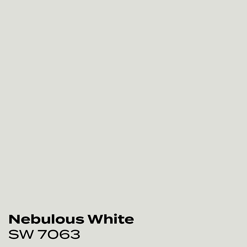PMV - Blog - Top 10 Grays - Passive Gray Coordinating 1 Color swatch for Nebulous White