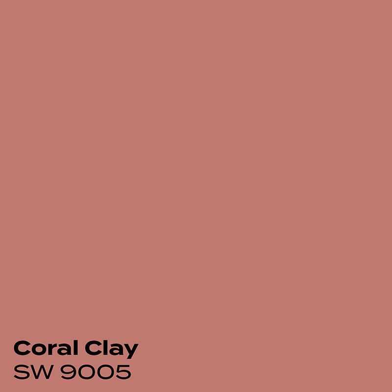 PMV - Blog - Top 10 Grays - Repose Gray Coordinating 2 Color swatch for Coral Clay