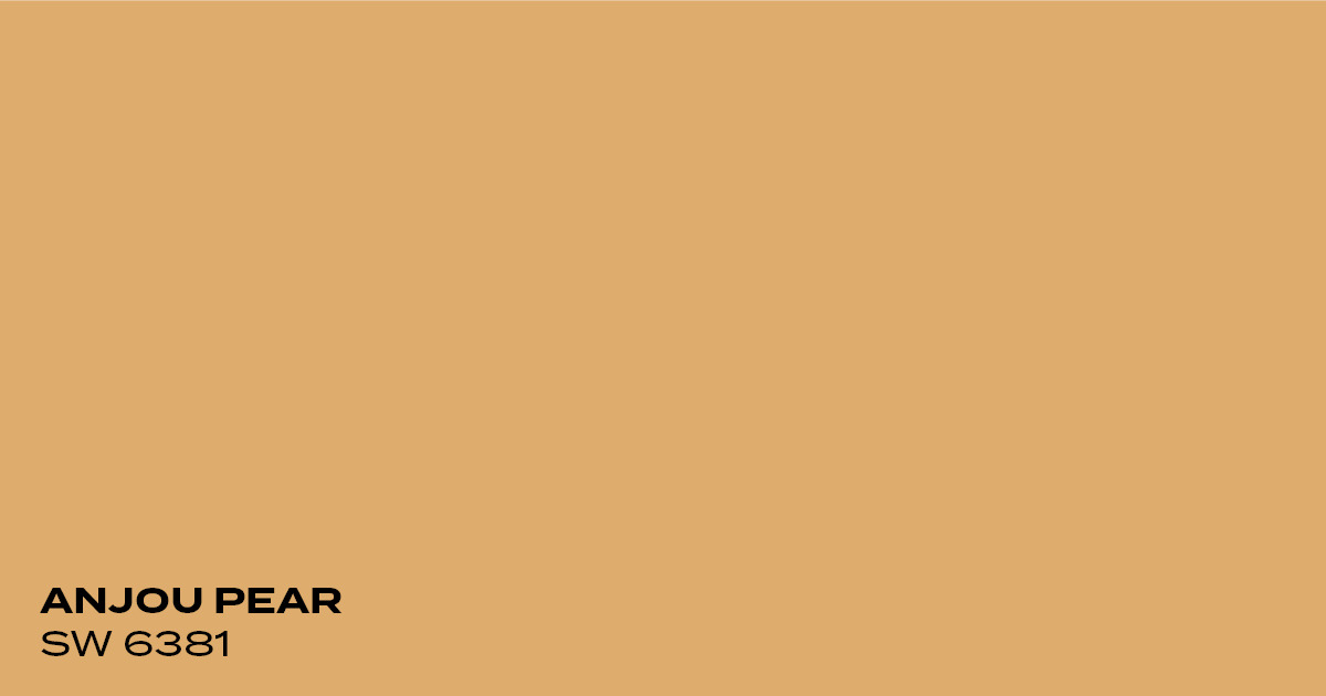 PMV - Blog - Top 10 Kitchen Cabinet Colors Anjou Pear Color swatch for Anjou Pear