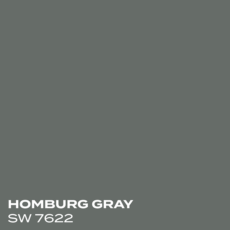 PMV - Blog - Top 10 Kitchen Cabinet Colors Mindful Gray Coordinating Swatches2 Color swatch for Homburg Gray