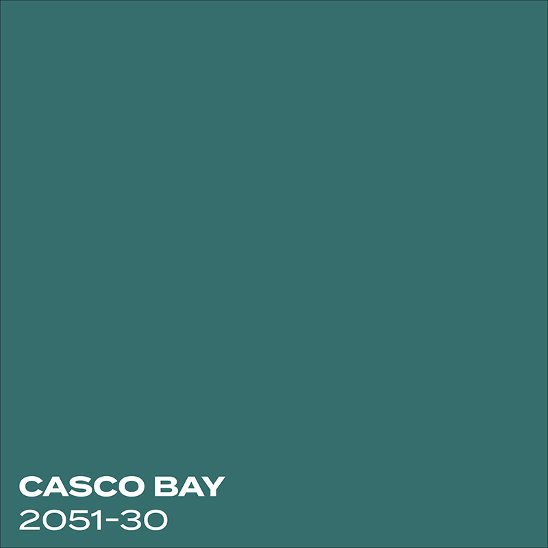 PMV - Blog - Top 10 Whites Simply White Coordinating Colors 3 Color swatch for Casco Bay