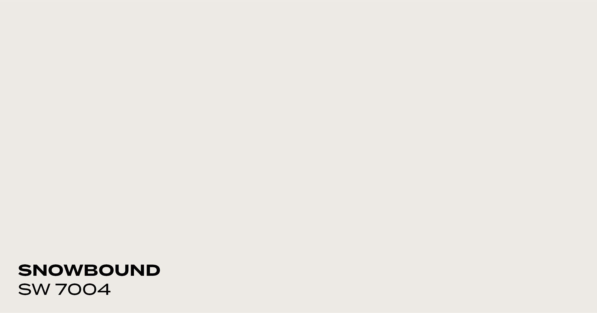PMV - Blog - Top 10 Whites Snowbound Color swatch for Snowbound