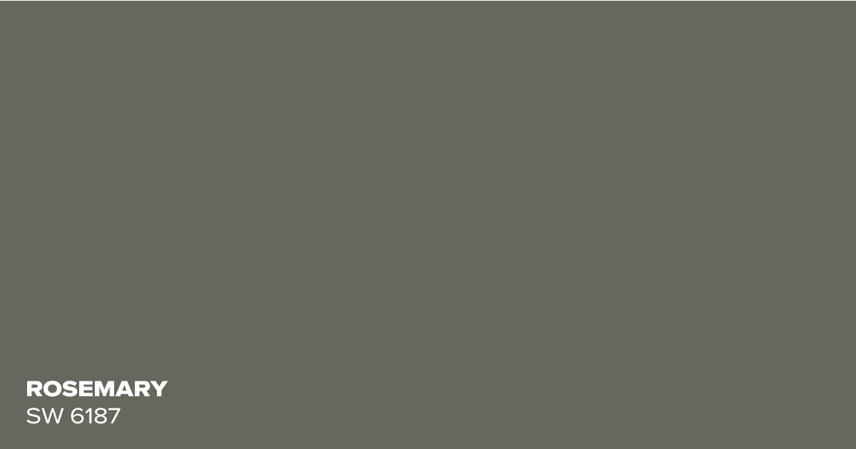 PMV - Top 10 Green Paint Colors 2025 - Rosemary