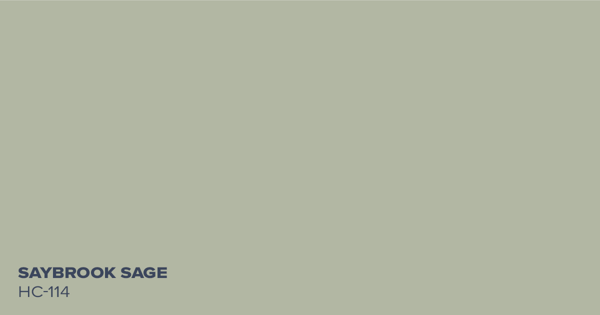 PMV - Top 10 Green Paint Colors 2025 - Saybrook Sage