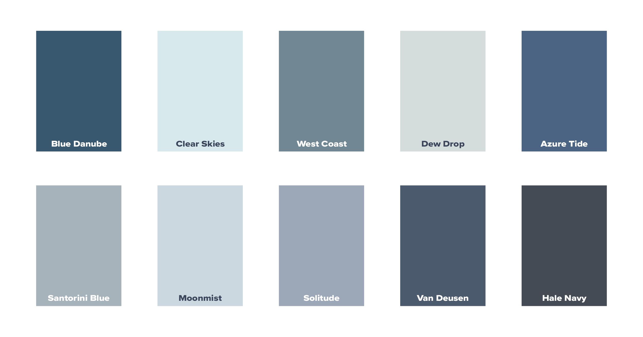 PMV - Blog - Top 10 Blue Paint Colors 2025 Header Update