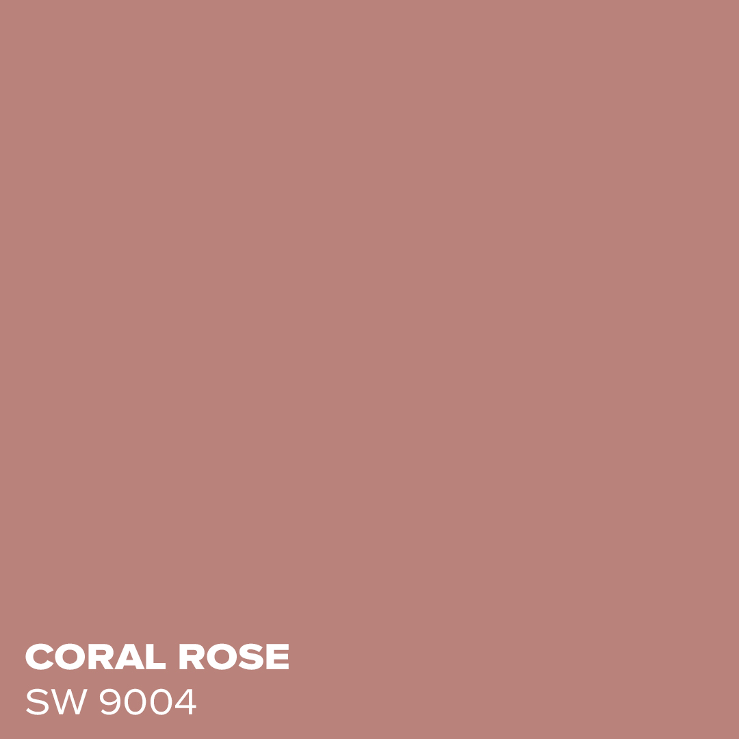 Coral Rose SW 9004 - Coordinating Color for Agreeable Gray by Sherwin Williams