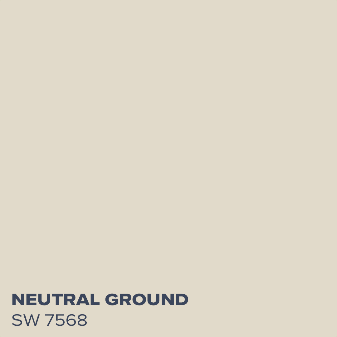 Neutral Ground SW 7568 - Coordinating Color for Evergreen Fog by Sherwin Williams