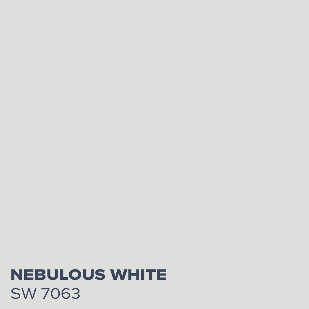 Nebulous White SW 7063 - Coordinating Color for Peppercorn by Sherwin Williams