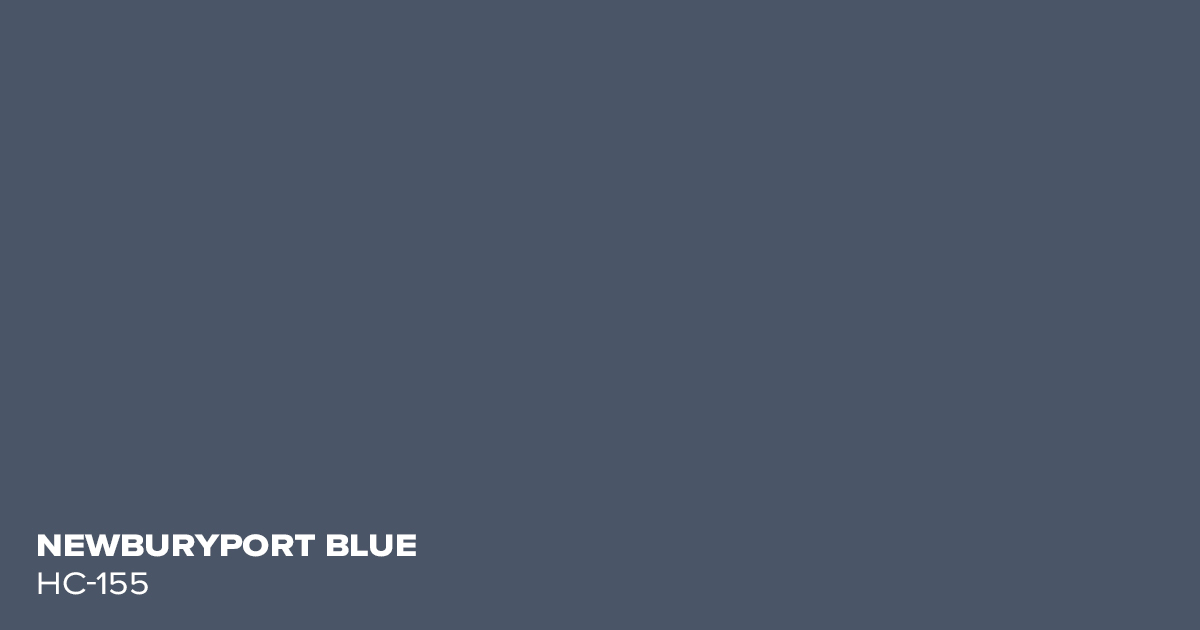 Top 10 Office Paint Colors Swatches full width - Newburyport Blue