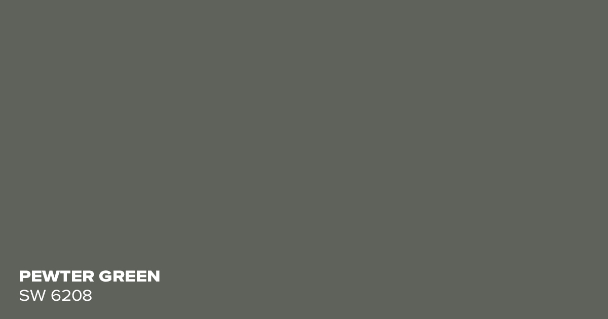 Swatch of SW 6208 Pewter Green by Sherwin Williams