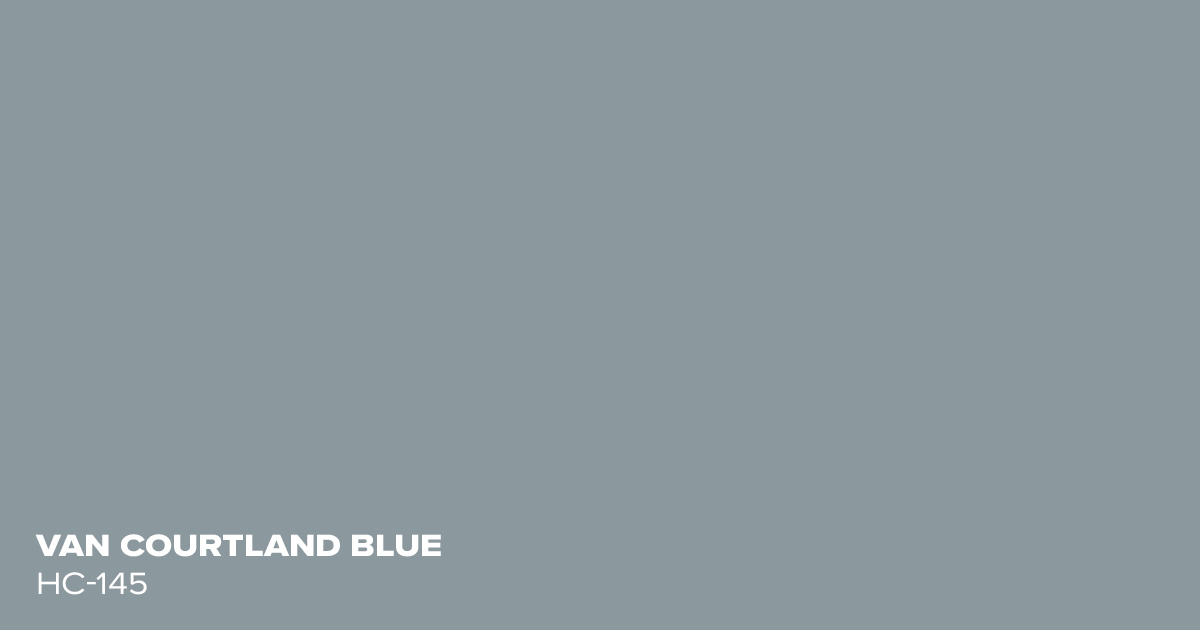 Swatch of HC-145 Van Courtland Blue by Benjamin Moore